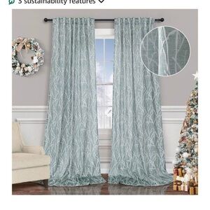 2 sets 90” curtains